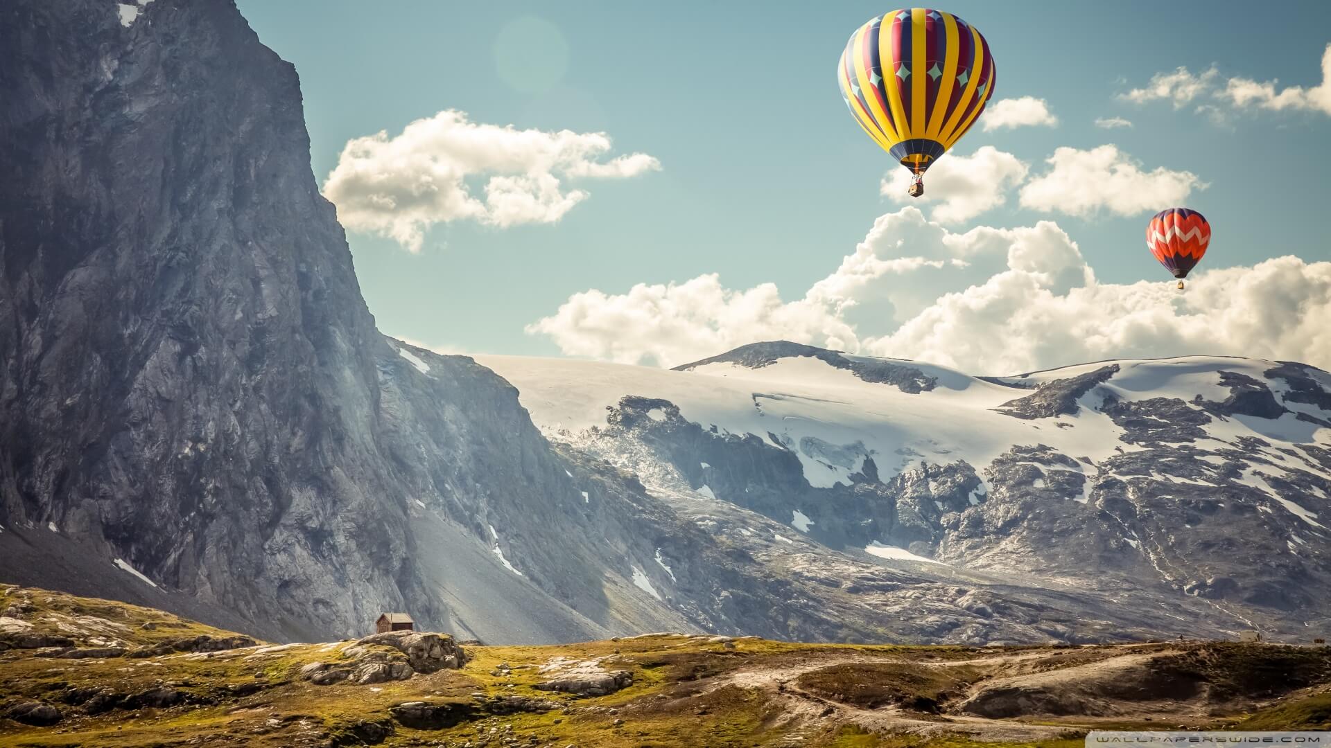 hot air balloons in the air wallpaper 1920x1080 1