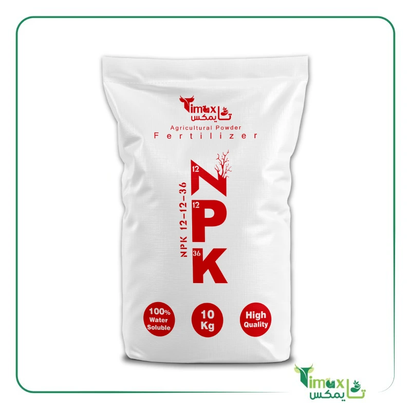 کود پودری پتاس بالا ده کیلویی NPK 12 12 36 گلیفای