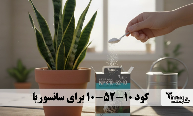 کود 10-52-10 برای سانسوریا